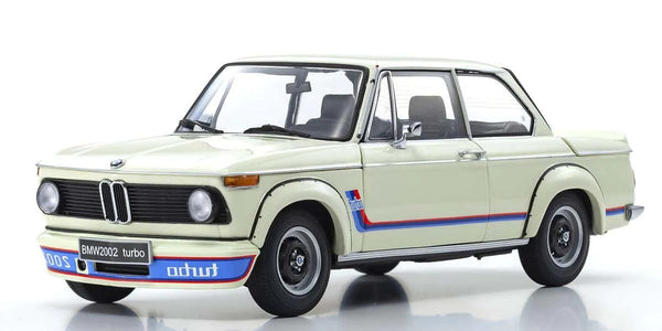 Kyosho 1/18 Scale BMW 2002 Turbo White Model Diecast Car