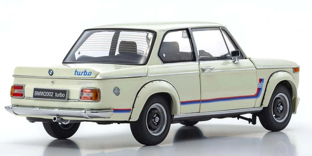 Kyosho 1/18 Scale BMW 2002 Turbo White Model Diecast Car