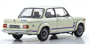 Kyosho 1/18 Scale BMW 2002 Turbo White Model Diecast Car