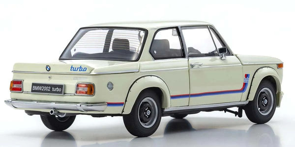 Kyosho 1/18 Scale BMW 2002 Turbo White Model Diecast Car