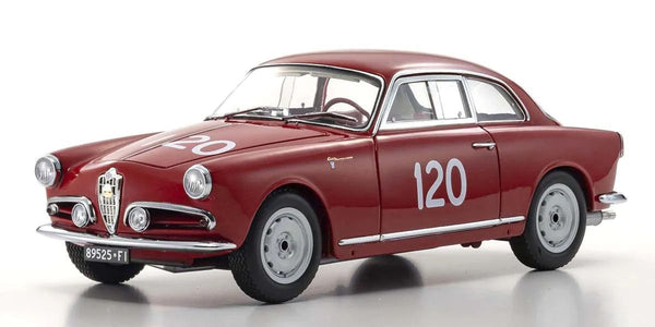 Kyosho 1/18 Scale Alfa Romeo Giulietta SV Mille Miglia 1956