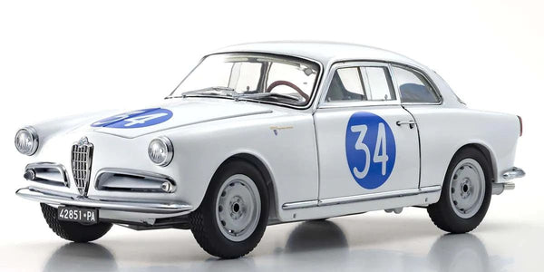 Kyosho 1/18 Scale Alfa Romeo Giulietta SV Targa Florio #34
