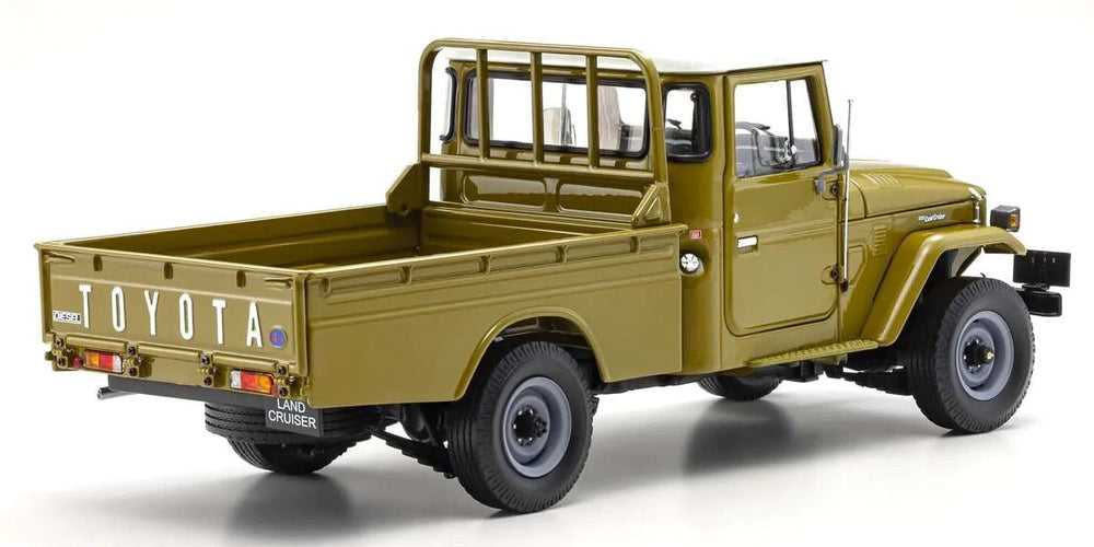 Kyosho 1/18 Scale Toyota Land Cruiser 40 Pickup Olive Model Diecast Car