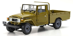 Kyosho 1/18 Scale Toyota Land Cruiser 40 Pickup Olive Model Diecast Car
