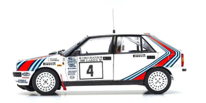 Kyosho 1/18 Lancia Delta HF 4WD 1000 Lakes Team Lancia 1987 #4 Die Cast Model