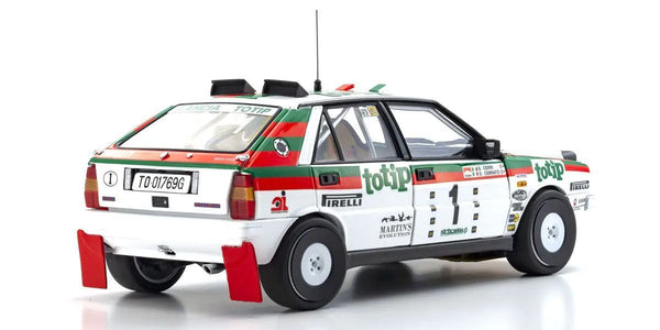 Kyosho 1/18 Lancia Delta HF 4WD Targa Florio "Team Lancia Totip" 1987 #1 DieCast Model
