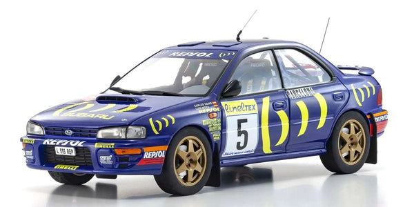 Kyosho 1/18 Scale Subaru Impreza 1995 Monte Carlo #5 Model Diecast Car