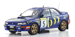 Kyosho 1/18 Scale Subaru Impreza 1995 Monte Carlo #5 Model