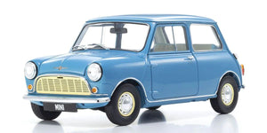 Kyosho 1/18 Scale Morris Mini Minor Clipper Blue Model