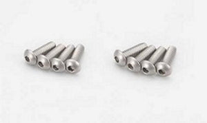 Kyosho 1-S13010HT Button Screw (Hex/Titanium/M3x10/8pieces)