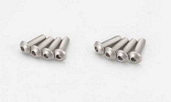 Kyosho 1-S13010HT Button Screw (Hex/Titanium/M3x10/8pieces)