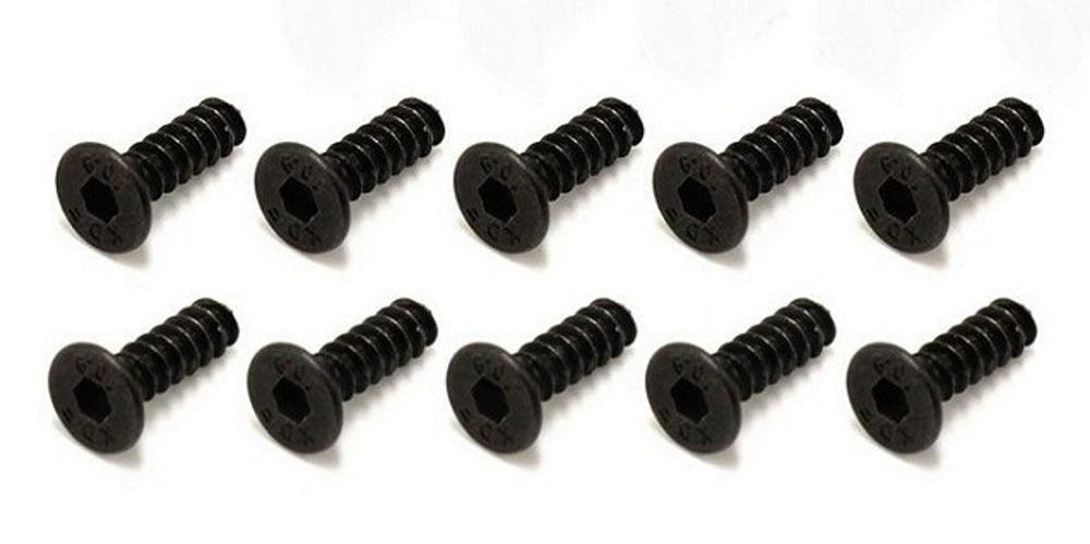 Kyosho 1-S33015TPH TP Flat Head Screw (Hex/M3x15/10pieces)