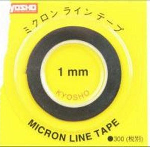 Kyosho 1843BK Micron Tape 2.5mmx5m BK