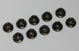 Kyosho 1-N3037F 3x3.7mm Flanged Nut (10)