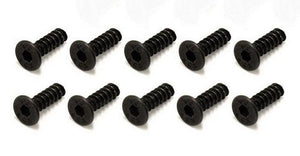 Kyosho 1-S33010TPH TP Flat Head Screw (Hex/M3x10/10pieces)