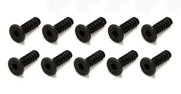Kyosho 1-S33010TPH TP Flat Head Screw (Hex/M3x10/10pieces)