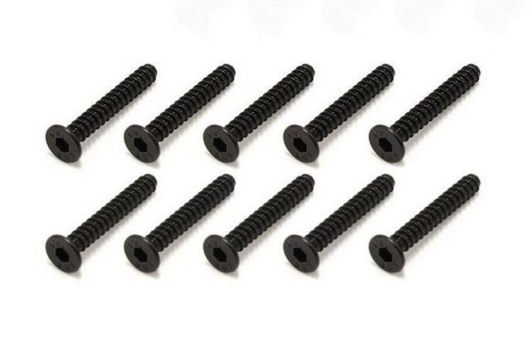 Kyosho 1-S33020TPH TP Flat Head Screw (Hex/M3x20/10pieces)