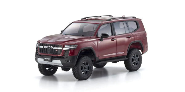 Kyosho Mini-Z 4x4 Toyota Land Cruiser 300 GR Sport MX-01 Readyset, Dark Red Mica Metallic