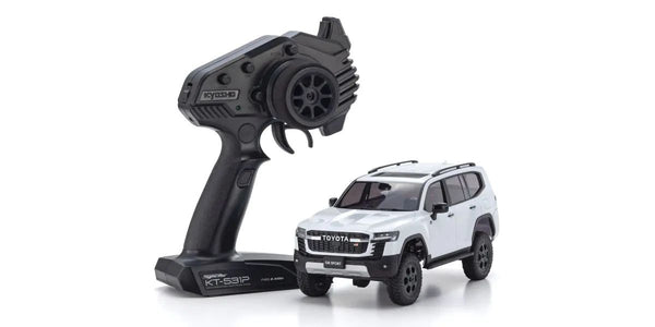 Kyosho Mini-Z 4x4 Toyota Land Cruiser 300 GR Sport MX-01 Readyset, Precious White Pearl