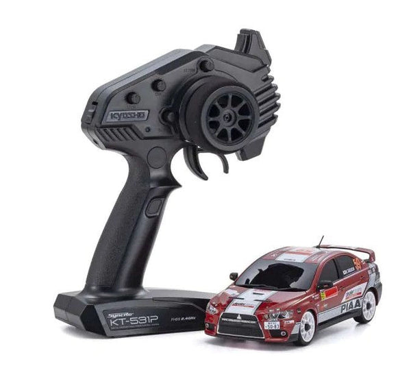 Kyosho MINI-Z AWD MITSUBISHI LANCER EVOLUTION X MITSUBISHI MOTORS DEALER TEAM PWRC2008