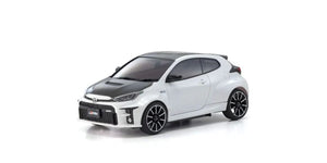 Kyosho MINI-Z AWD Toyota GRMN Yaris Rally Package Platinum White Pearl Mica