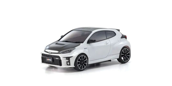 Kyosho MINI-Z AWD Toyota GRMN Yaris Rally Package Platinum White Pearl Mica