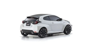 Kyosho MINI-Z AWD Toyota GRMN Yaris Rally Package Platinum White Pearl Mica