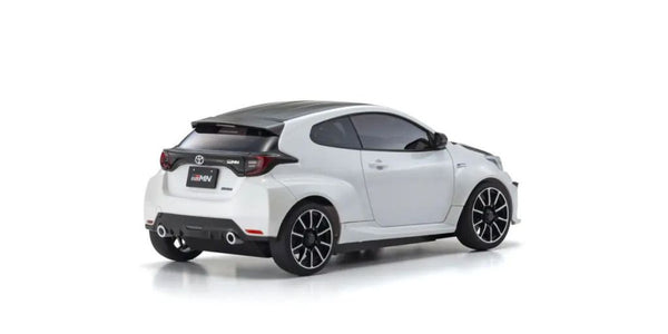 Kyosho MINI-Z AWD Toyota GRMN Yaris Rally Package Platinum White Pearl Mica
