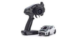 Kyosho MINI-Z AWD Toyota GRMN Yaris Rally Package Platinum White Pearl Mica