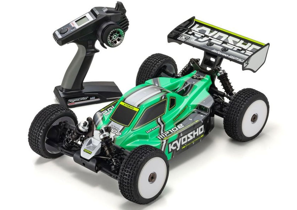Kyosho 1/8 4WD Inferno MP10e Racing Buggy Green, Readyset