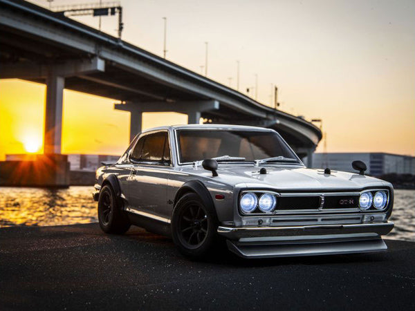 Kyosho 1/10 EP 4WD Fazer Mk2 FZ02 Nissan Skyline 2000GT-R (KPGC10), ReadySet, Tuned Version, Silver