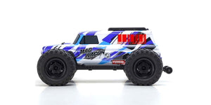 Kyosho 1980 Mad Wagon 1/10 4WD RTR Brushless Monster Truck, Blue