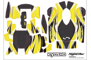 Kyosho 36271Y KT-200/201 Radio Yellow Decal Sheet DBX 2.0