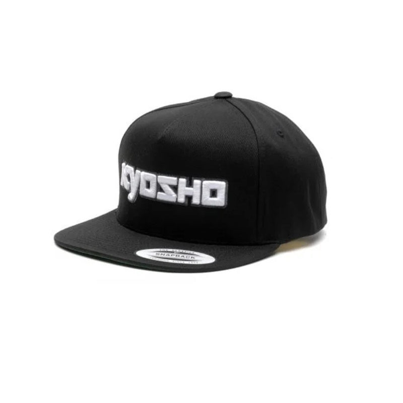 Kyosho KA30004B Snap Back Hat (Black) One Size fits All, Adjustable
