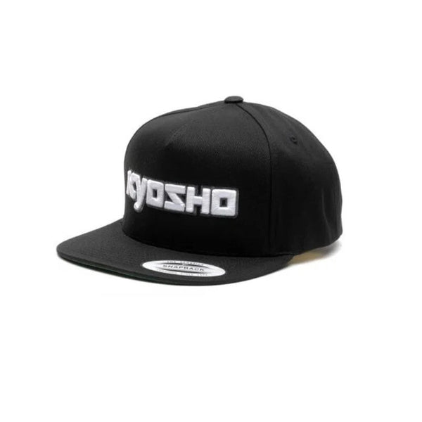 Kyosho KA30004B Snap Back Hat (Black) One Size fits All, Adjustable