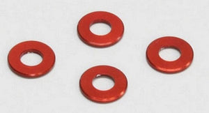 Kyosho 97042-075R Aluminum Color (3x6.5x0.75mm/Red)