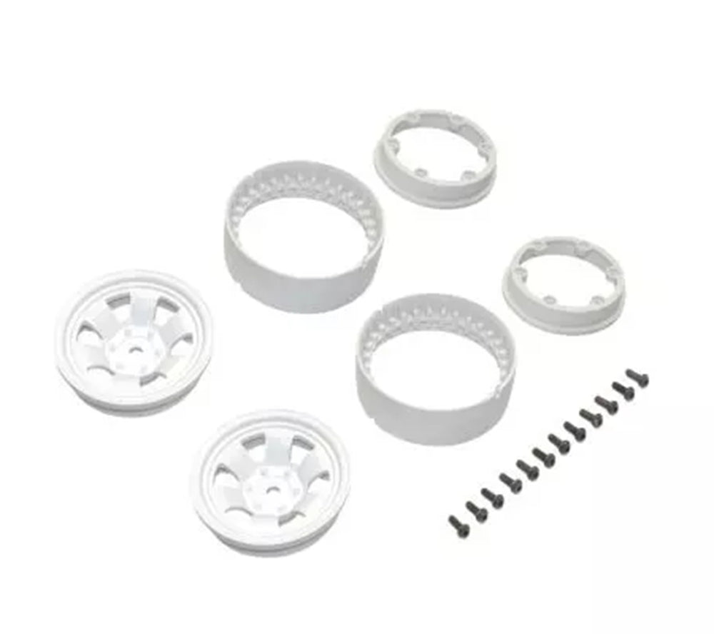 Kyosho Bead-lock Wheel 1.9" Spoke White (KC10/2pcs)