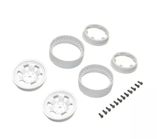 Kyosho Bead-lock Wheel 1.9" Spoke White (KC10/2pcs)