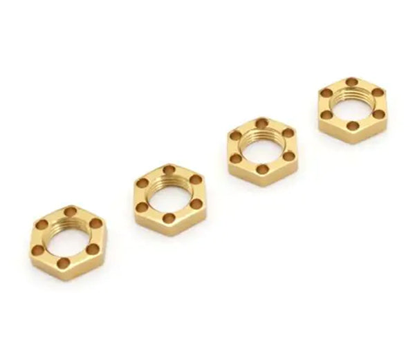 Kyosho LW Wheel Nut (Gold/4pcs/Fantom EP)
