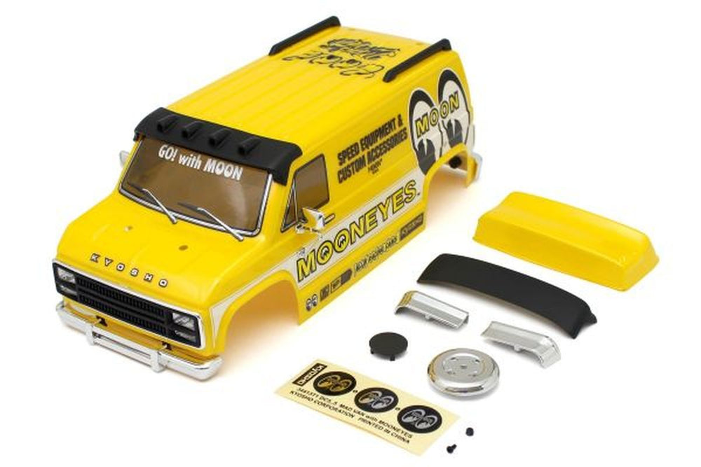 Kyosho Mad Van With Mooneyes Decoration Body Set