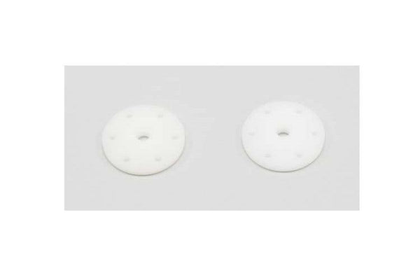 Kyosho IF347-136 Big Shock Piston White 1.3 x 6 Hole (2) Inferno MP9 / ST-R