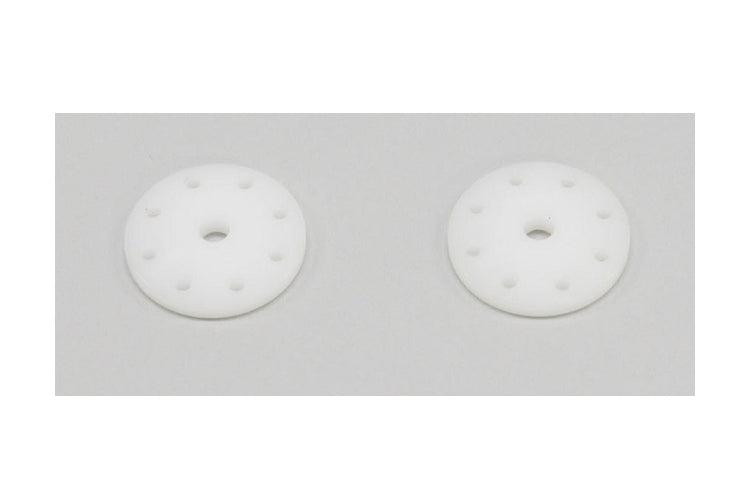 Kyosho IF347-138 Big Shock Piston White 1.3 x 8 Hole (2) Inferno MP9 / ST-R