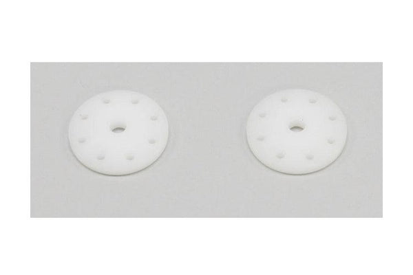 Kyosho IF347-138 Big Shock Piston White 1.3 x 8 Hole (2) Inferno MP9 / ST-R