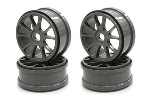 Kyosho IFH002GMB Ten-Spoke Wheels (Gun Metallic/4pieces) Inferno Neo 3.0