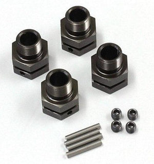 Kyosho IFW327GM Wheel Hub (M/Gunmetal/4pieces) Inferno ST-R
