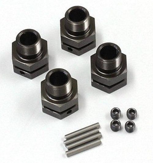 Kyosho IFW327GM Wheel Hub (M/Gunmetal/4pieces) Inferno ST-R