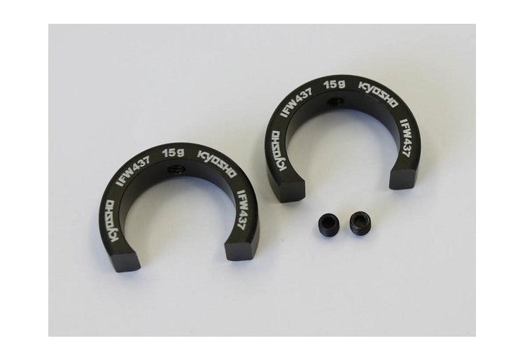 Kyosho IFW437-15 Front Knuckle 15g Weights (2) Inferno MP9