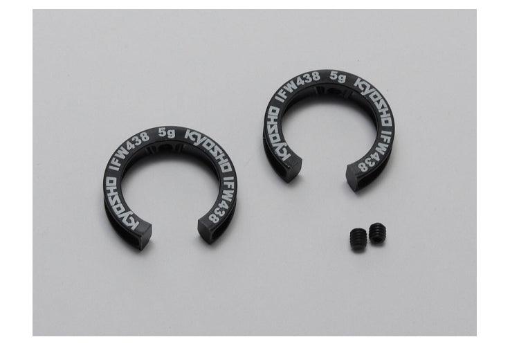 Kyosho IFW438-05 Rear Hub Carrier 5g Weights (2) Inferno MP9