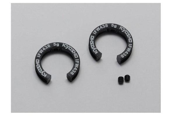 Kyosho IFW438-05 Rear Hub Carrier 5g Weights (2) Inferno MP9