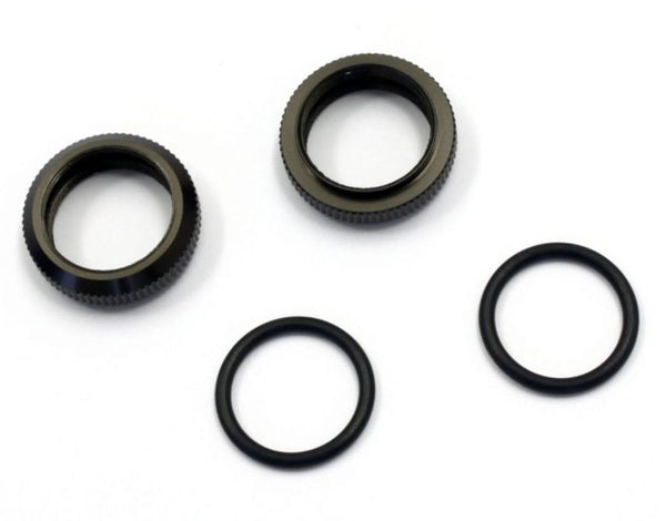 Kyosho Spring Adjuster (Gunmetal/2pcs)